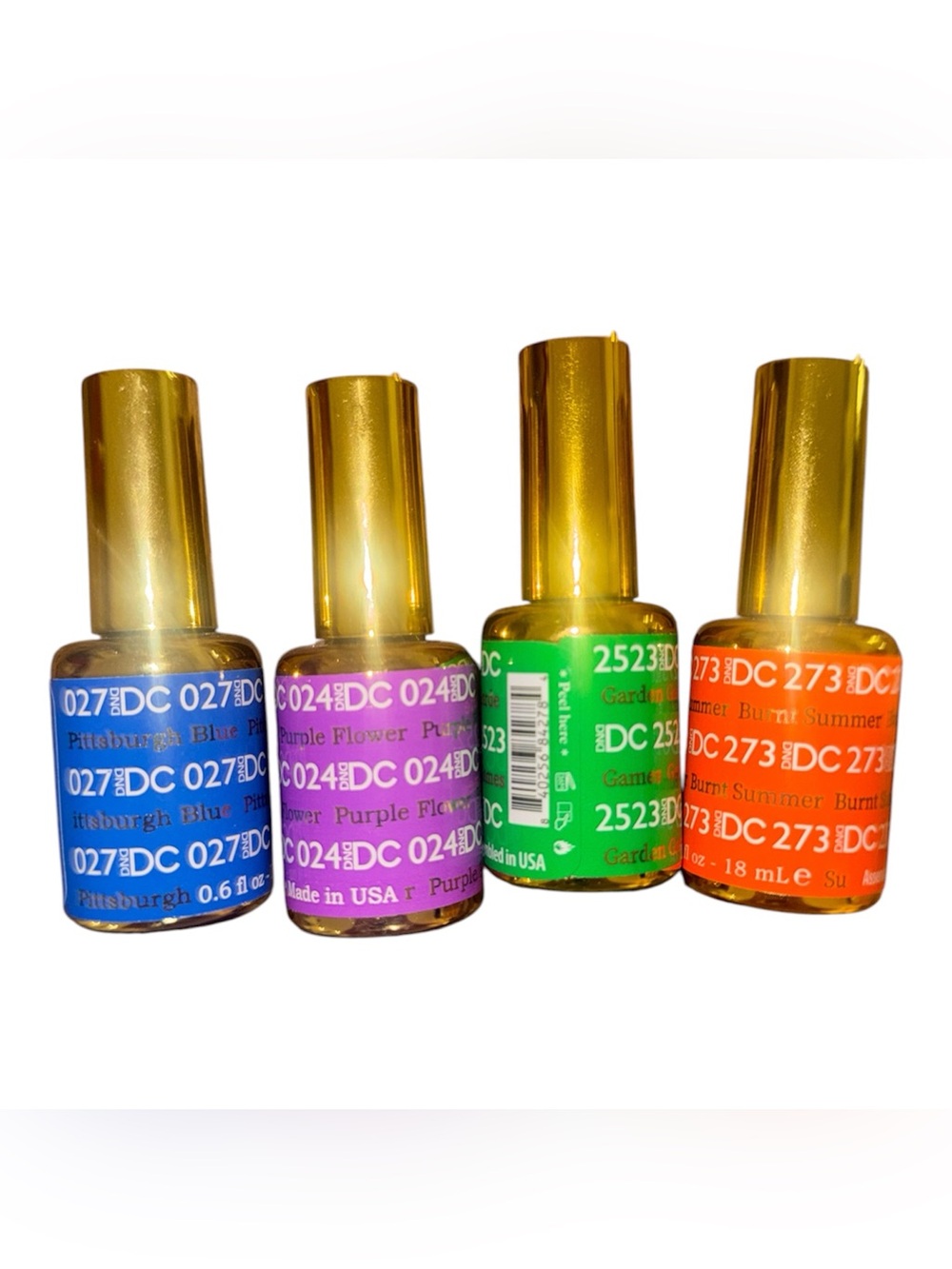 DND GEL POLISH LOT - Set of 4